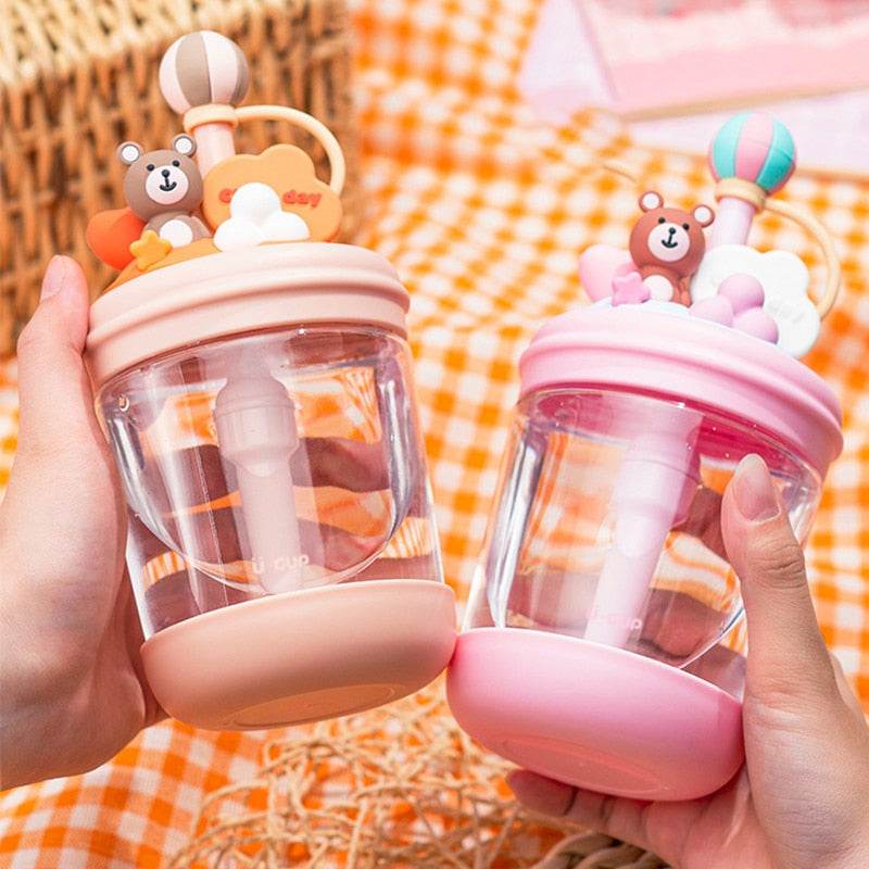 Cute Tumbler With Straw