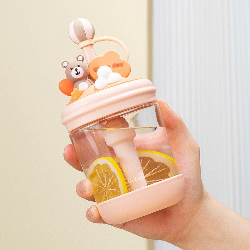 Cute Tumbler With Straw