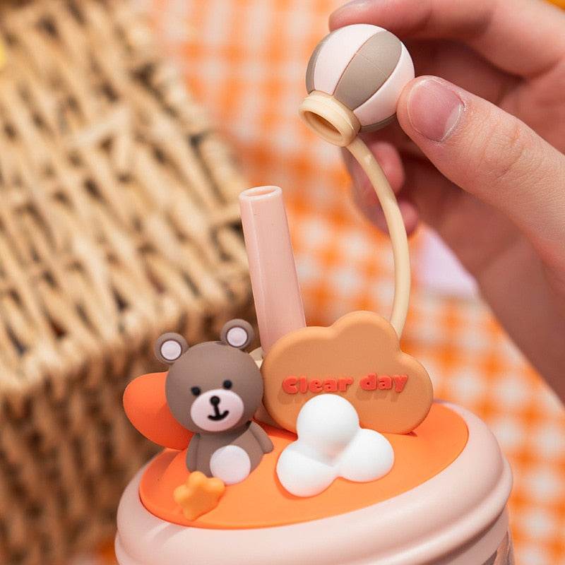 Cute Tumbler With Straw