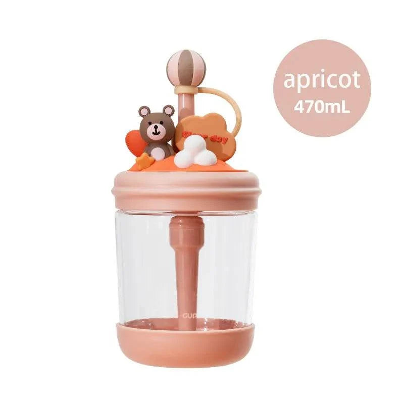 Cute Tumbler With Straw