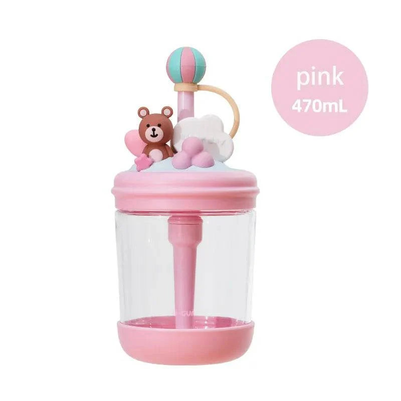 Cute Tumbler With Straw