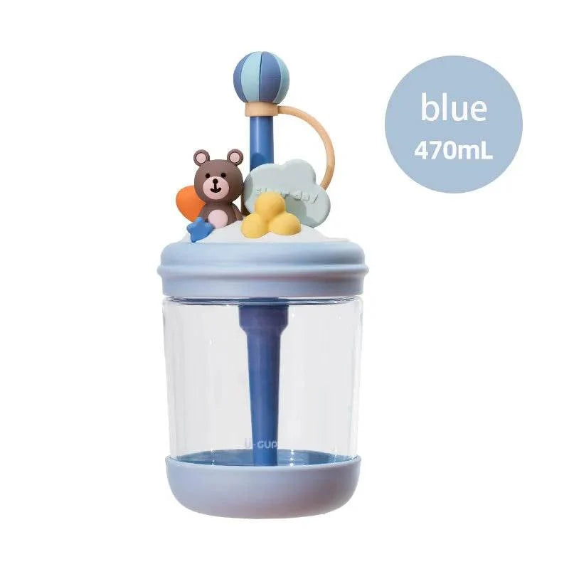 Cute Tumbler With Straw