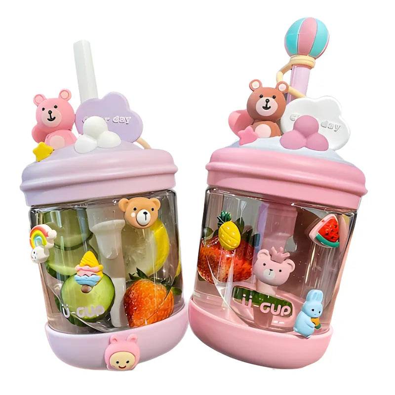 Cute Tumbler With Straw